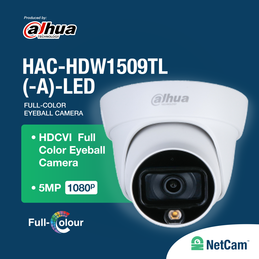 DAHUA INDOOR DH-HAC-HDW1509TLP-A-LED (5MP/ AUDIO/ FULLCOLOR)