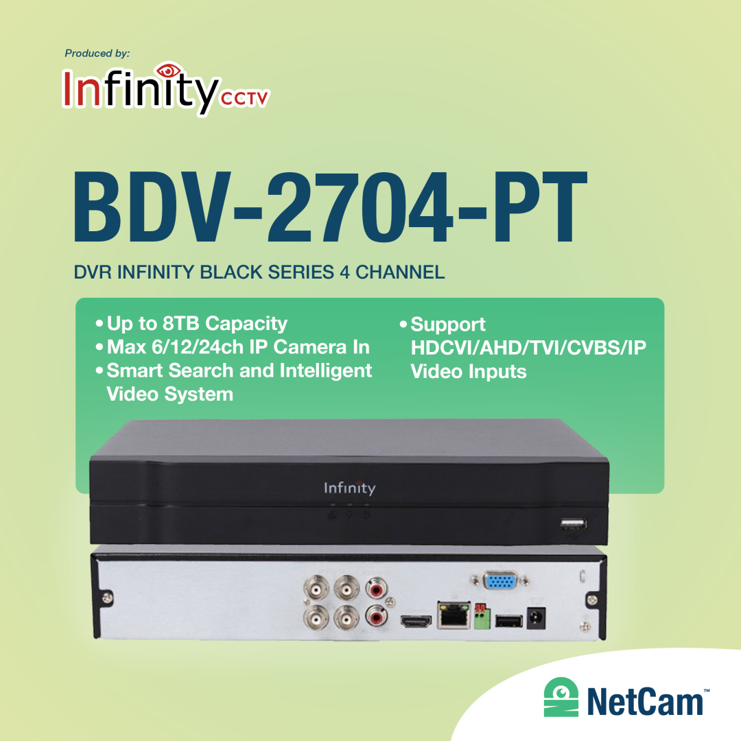 INFINITY BDV-2704-PT BLACK SERIES (2MP 4 CHANNEL)