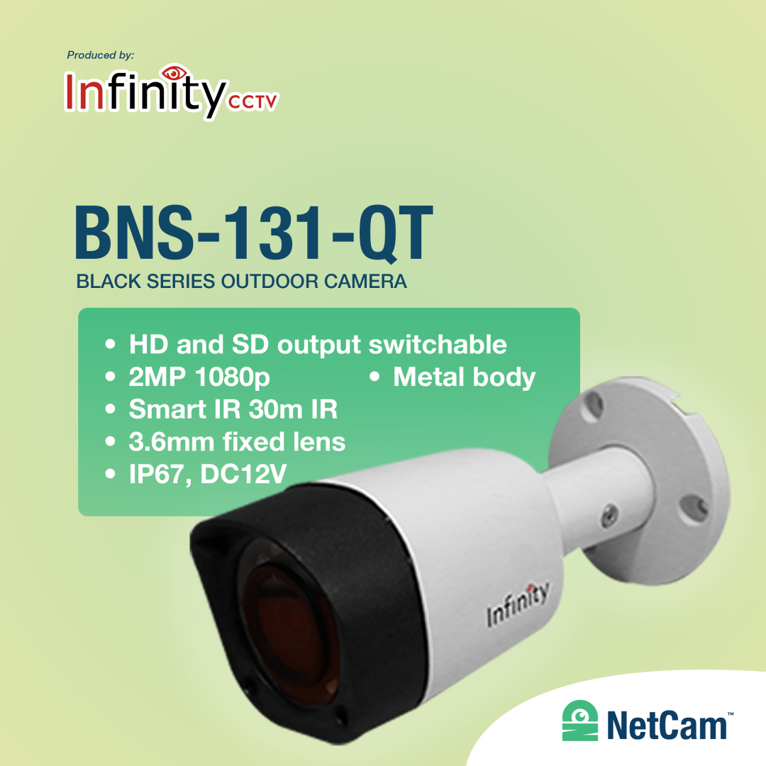 INFINITY OUTDOOR  BLACK SERIES BNS-131-QT (2MP/ PAL/ 20M/ 2.8MM)