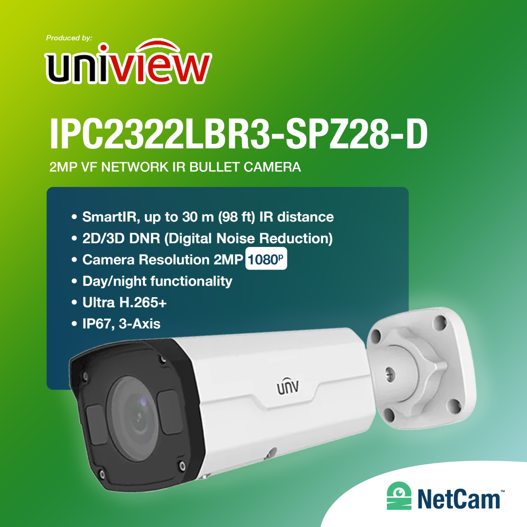 UNV OUTDOOR IPC2322LBR3-SPZ28-D (2MP/ 2.8/ IR30MM)