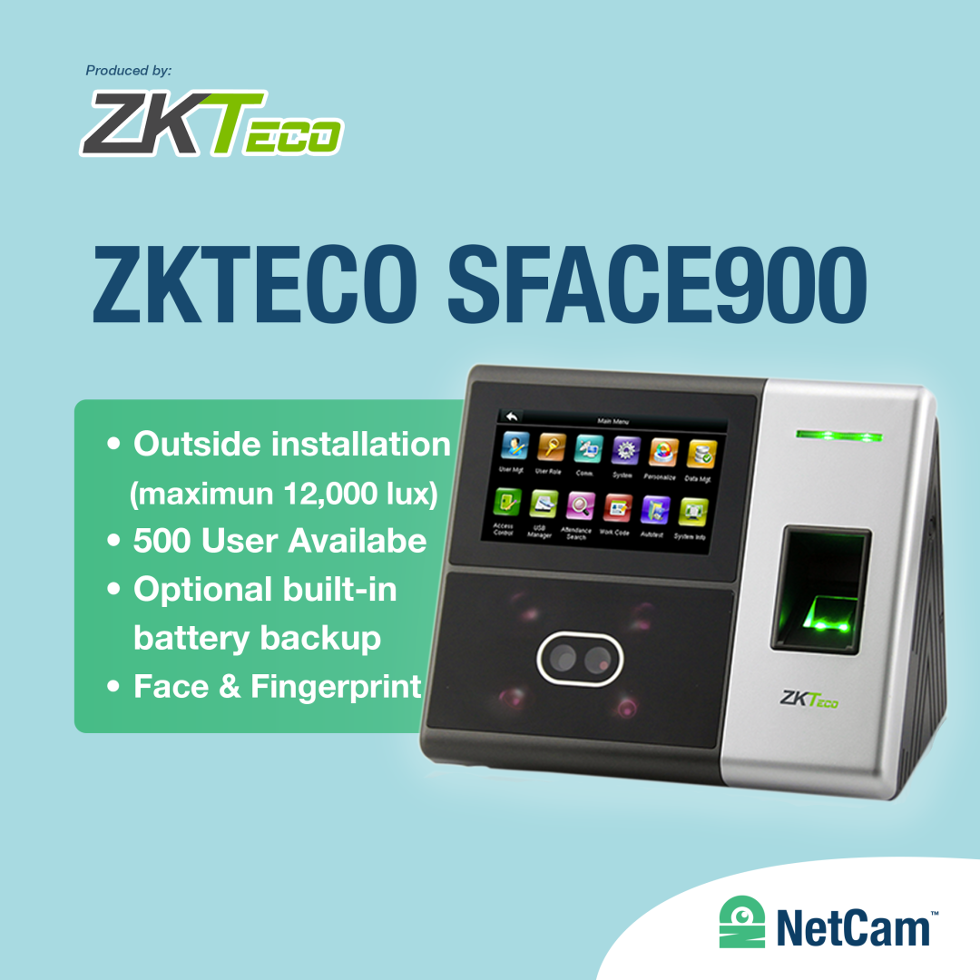 ZKTECO FINGER PRINT SFACE900