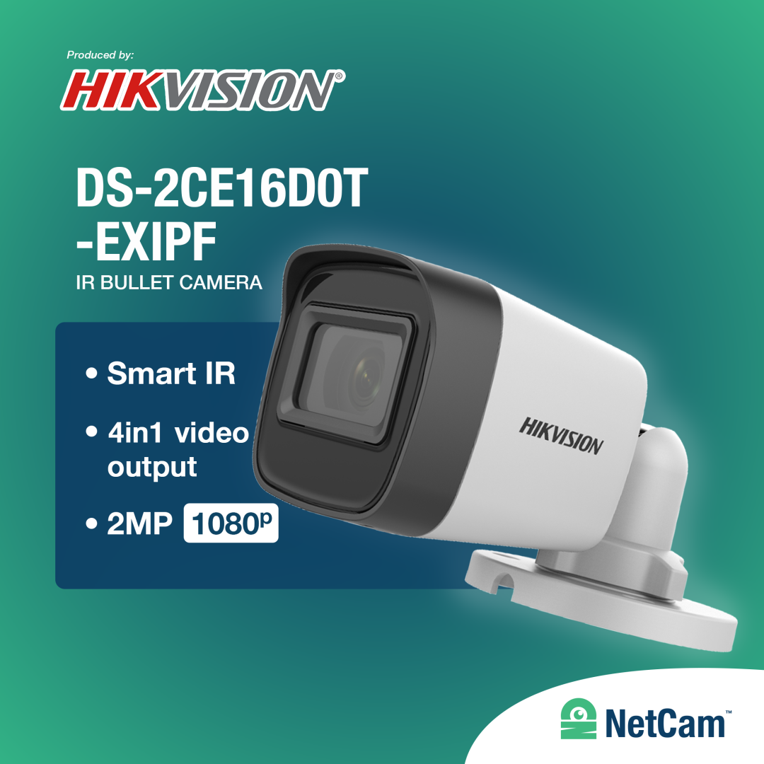 HIKVISION OUTDOOR DS-2CE16D0T-EXIPF (2MP/2.8MM)
