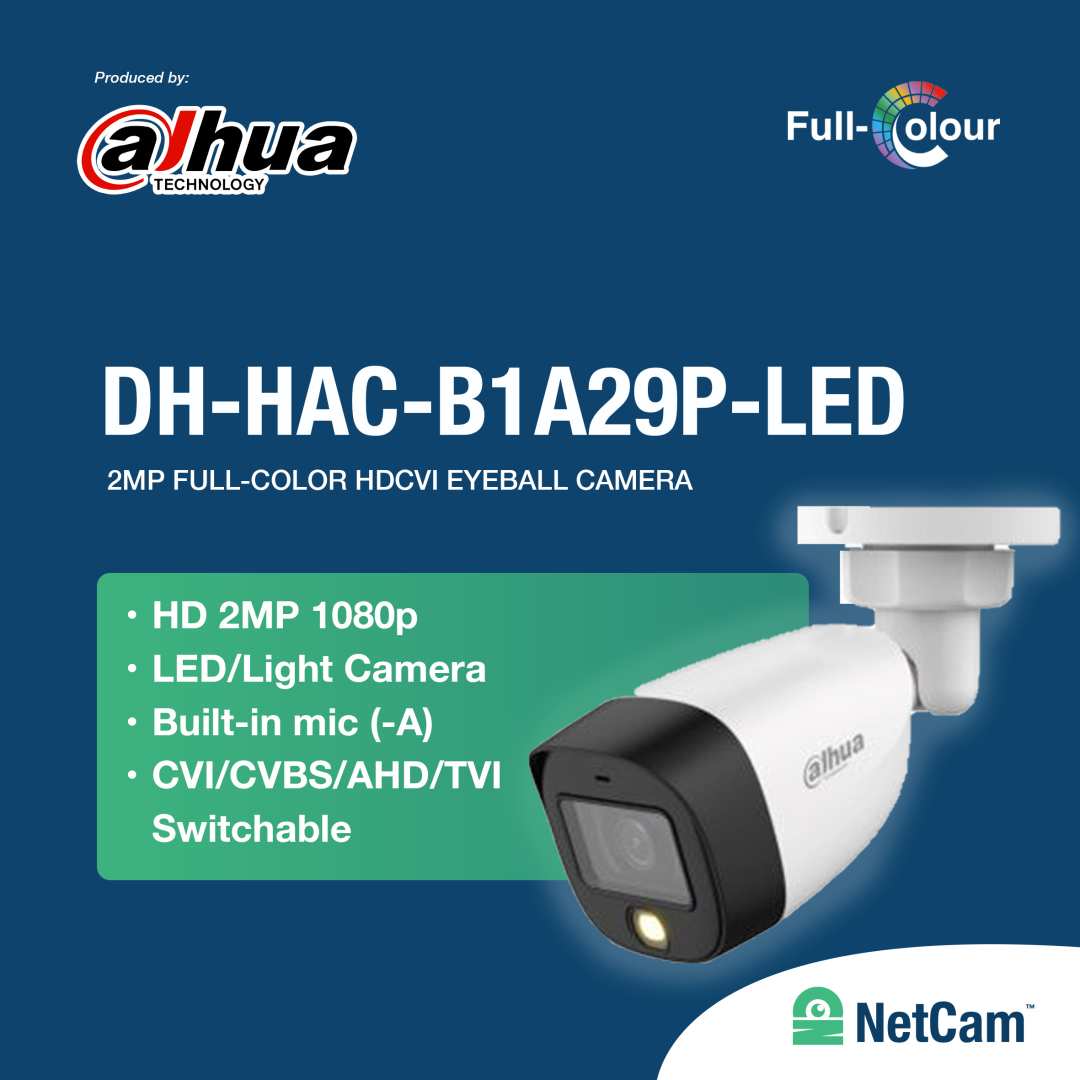 DAHUA OUTDOOR DH-HAC-B1A29P (2MP/ 3.6MM/ FULLCOLOR)