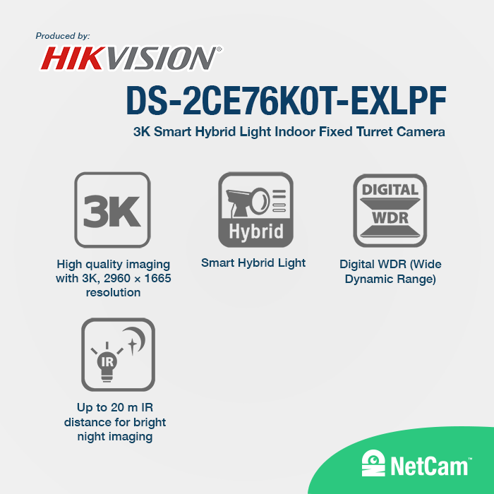 HIKVISION INDOOR DS-2CE76K0T-EXLPF (5MP/2.8MM)