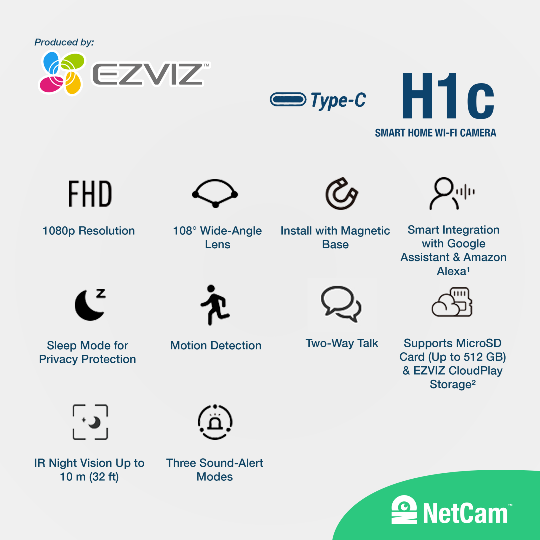 EZVIZ BABYCAM H1C (1080P)