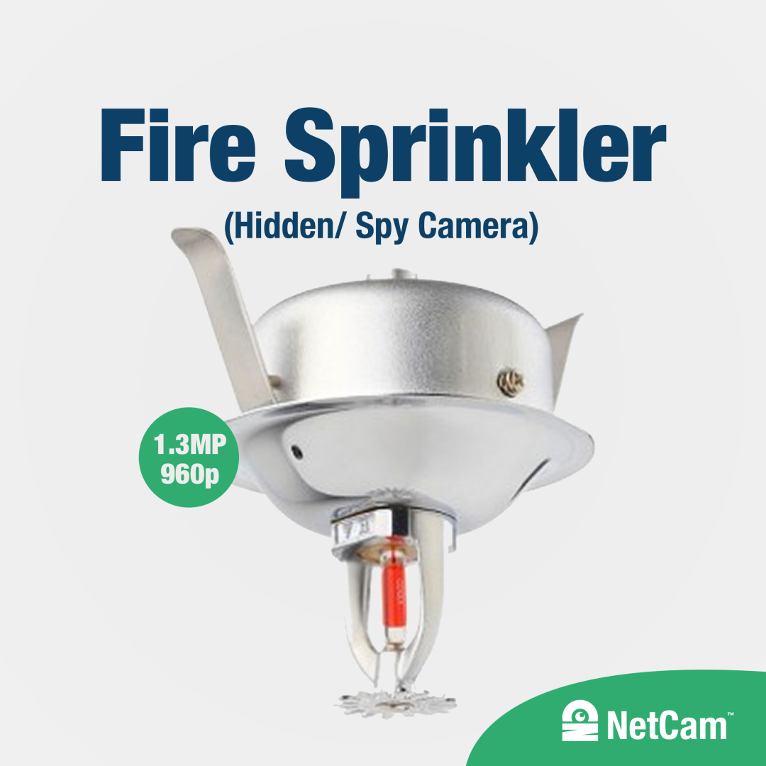 FIRE SPRINKLE CCTV HIDDEN CAMERA - AHD SPY CAMERA 1.3MP