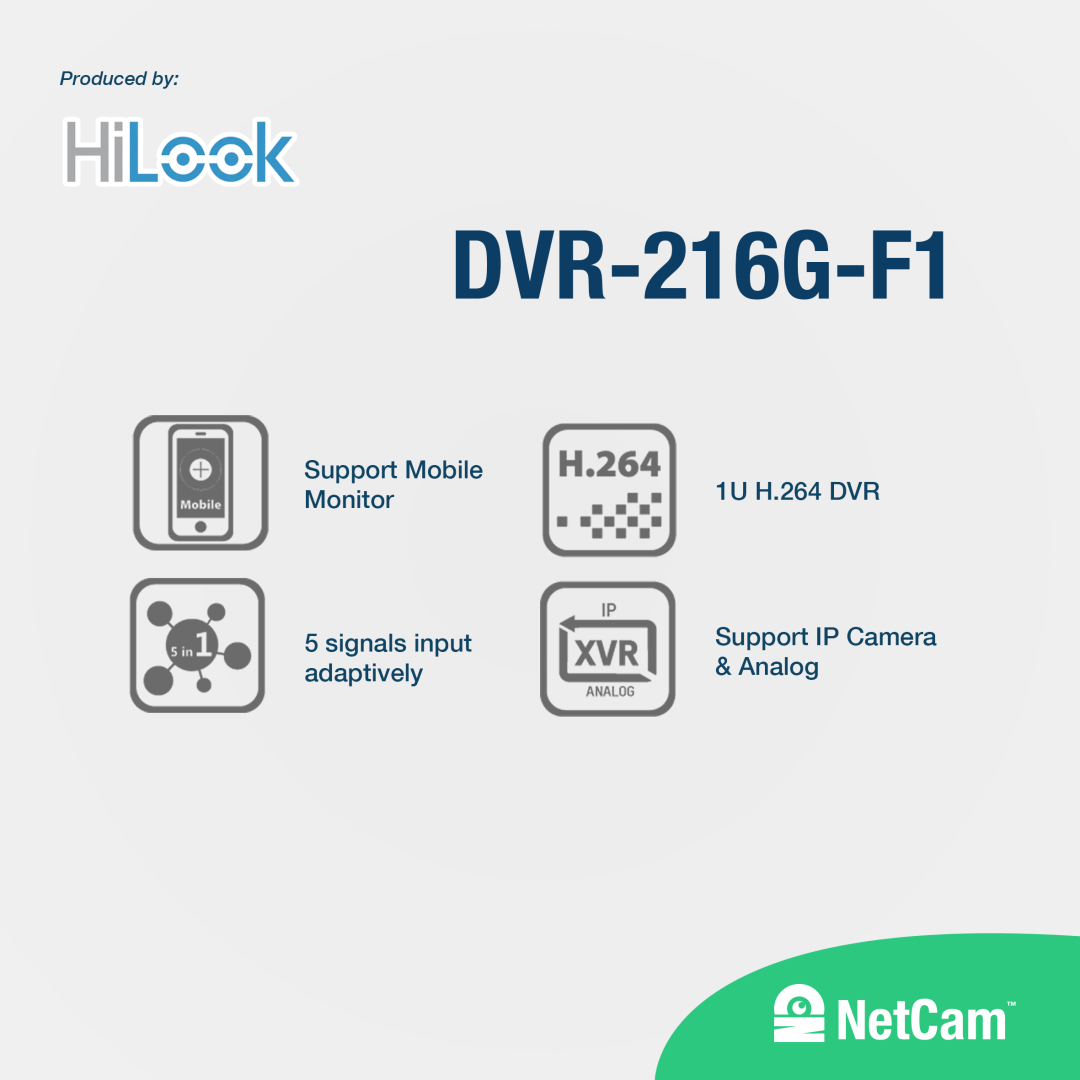 HILOOK DVR-216G-M1 ( 2MP 16 CHANNEL)