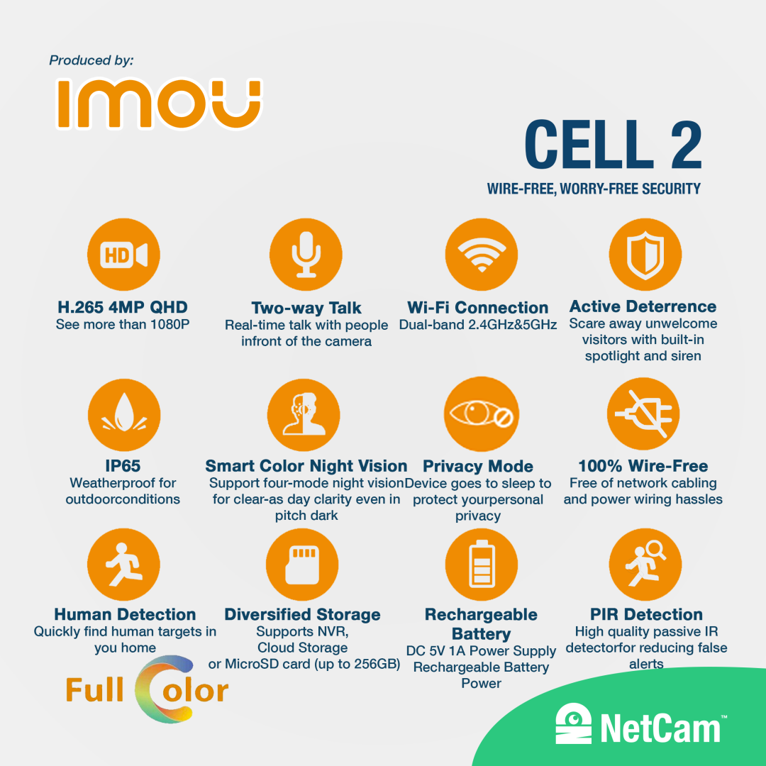 IMOU BABY CAM CELL GO (3MP)